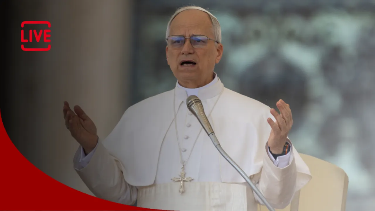 LIVE: Internationales Friedenstreffen von S. Egidio mit Papst Leo XIV.