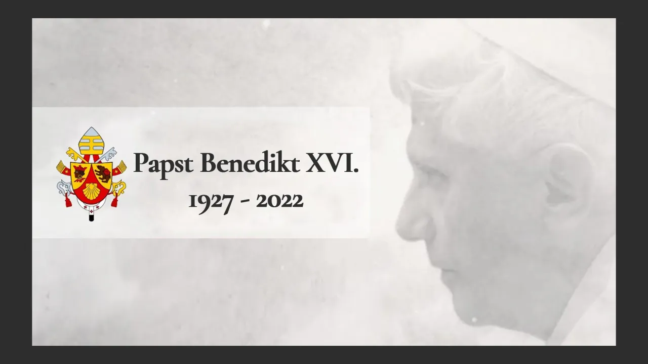 LIVE: Heilige Messe zum Jahrgedächtnis von Papst Benedikt XVI.