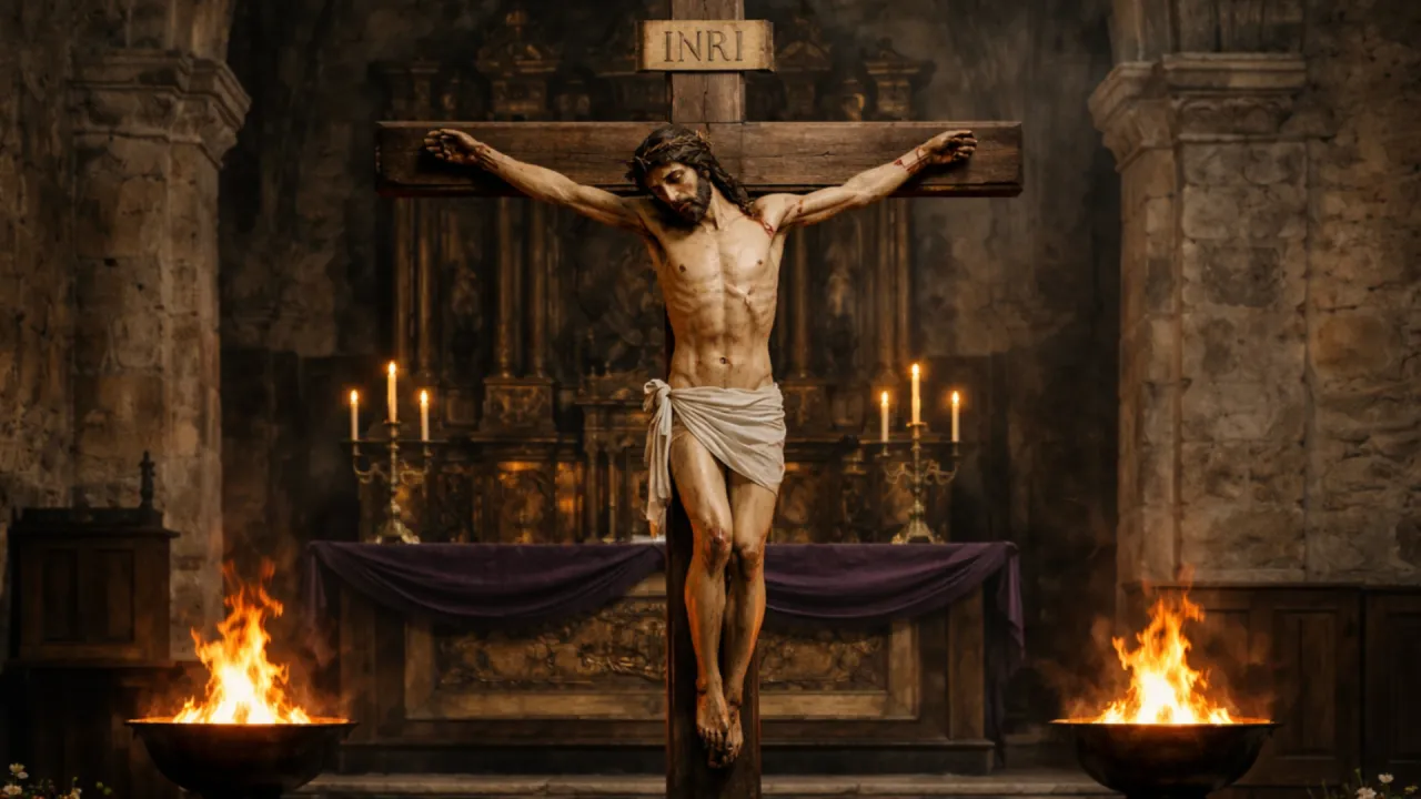 Grablegung Christi und Kreuzverehrung